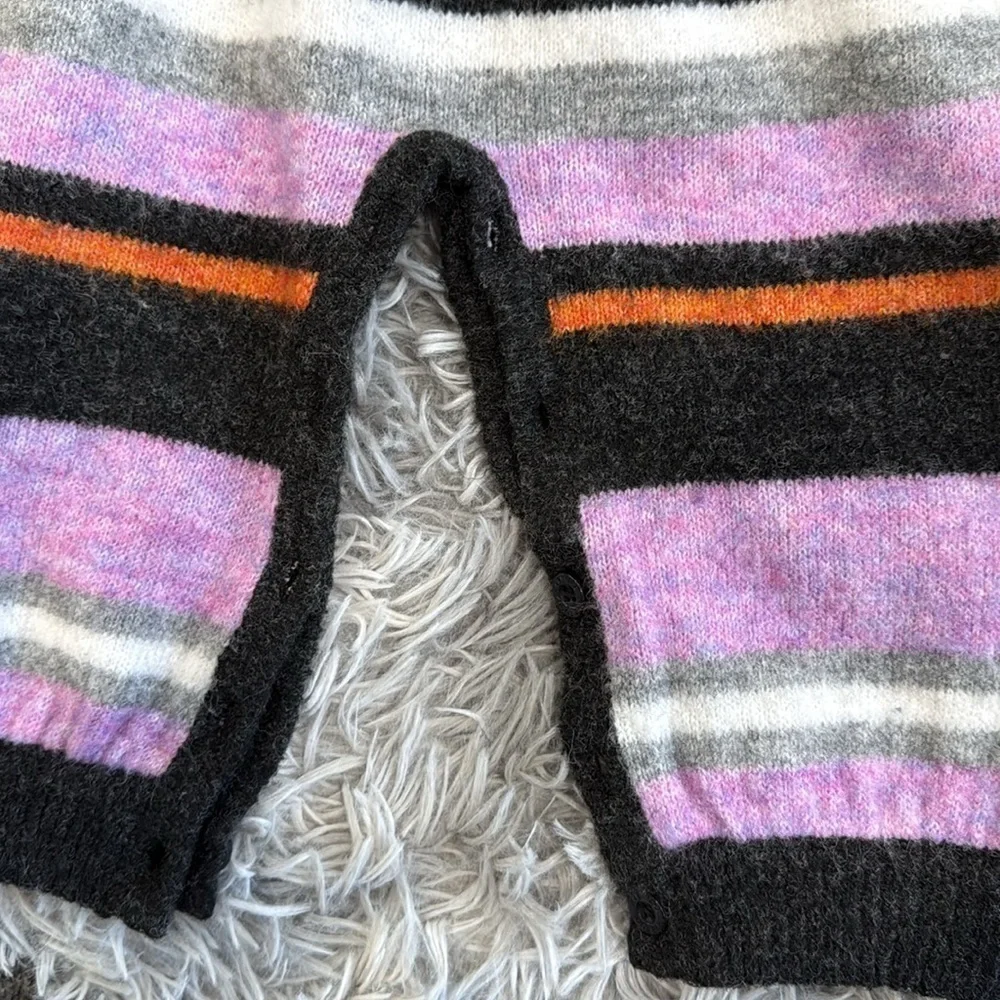 Striped Knit Baby Jumpsuit
